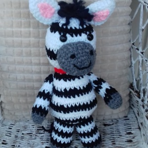 Cuki zebra, Játék & Sport, Plüssállat & Játékfigura, Más figura, Horgolás, MESKA