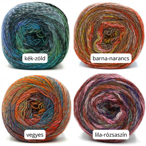 Kék jázmin mintás körsál - ruha & divat - sál, sapka, kendő - sál - Meska.hu