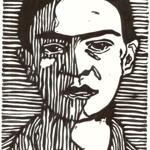 Frida Kahlo kép, Művészet, Grafika & Illusztráció, Egyéb rajzok, Fotó, grafika, rajz, illusztráció, MESKA