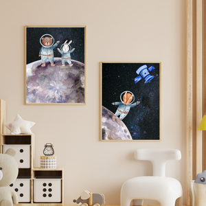 Űrkaland poszter szett  - művészet - grafika & illusztráció - digitális - Meska.hu