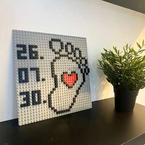 Egyedi babás mozaik dekor � születési dátummal, Baba - mama, Babaemlékek, Baba emlékőrző, Mindenmás, MESKA