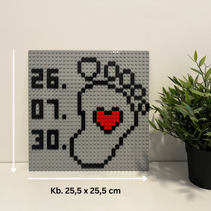 Egyedi babás mozaik dekor � születési dátummal - baba - mama - babaemlékek - baba emlékőrző - Meska.hu