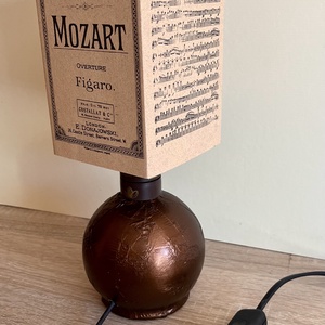 Mozart likőrös lámpa - otthon & életmód - lámpa - asztali lámpa - Meska.hu
