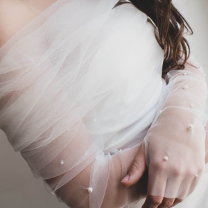 Körstóla, stóla tüllbőll - esküvő - kiegészítők - bolero és válltakaró - Meska.hu