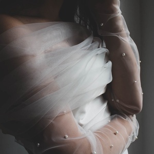 Körstóla, stóla tüllbőll - esküvő - kiegészítők - bolero és válltakaró - Meska.hu