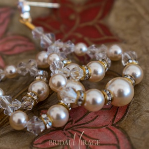 DÉLIA - alkalmi, menyasszonyi fülbevaló - ékszer - fülbevaló - lógó fülbevaló - Meska.hu