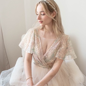 FRIDA menyasszonyi fejdísz, pánt - esküvő - hajdísz - hajpánt - Meska.hu