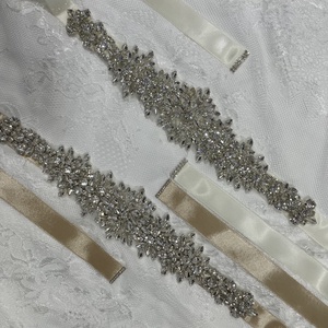Menyasszonyi strasszos öv - esküvő - kiegészítők - öv & pánt - Meska.hu