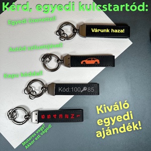 Egyedi feliratos autós, motoros kulcstartó - táska & tok - kulcstartó & táskadísz - kulcstartó - Meska.hu