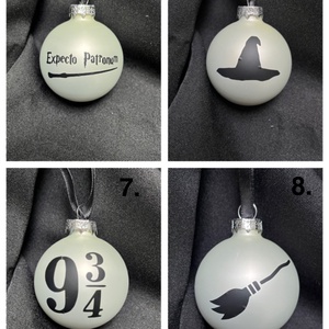 Harry Potter - karácsonyi gömb - karácsony - karácsonyi lakásdekoráció - karácsonyfadíszek - Meska.hu