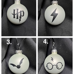 Harry Potter - karácsonyi gömb - karácsony - karácsonyi lakásdekoráció - karácsonyfadíszek - Meska.hu