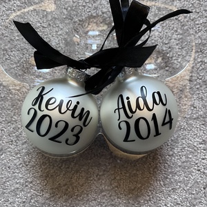 Karácsonyi gömb  - karácsony - karácsonyi lakásdekoráció - karácsonyfadíszek - Meska.hu