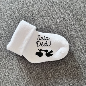 Baba bejelentő kis zokni, Baba - mama, Babaemlékek, Bababejelentők, Mindenmás, MESKA