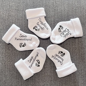 Baba bejelentő kis zoknik  5 db, Baba - mama, Babaemlékek, Bababejelentők, Mindenmás, MESKA