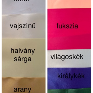 Vőfélyszalag - 10 cm széles - A Te igényeid szerint - esküvő - kiegészítők - vőfélyszalag - Meska.hu