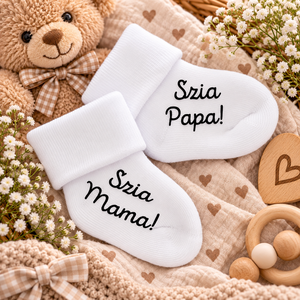 Baba bejelentő kis zokni, Baba - mama, Babaemlékek, Bababejelentők, Mindenmás, MESKA