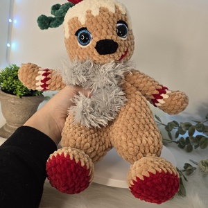 Pihe-puha karácsonyi mézi rongyi plüss - játék & sport - plüssállat & játékfigura - más figura - Meska.hu