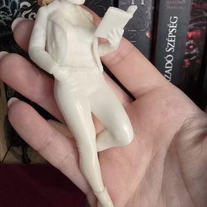 Motoros lány bookshelf insert, Otthon & Életmód, Dekoráció, Asztal és polc dekoráció, Könyvszobor, Fotó, grafika, rajz, illusztráció, Mindenmás, MESKA