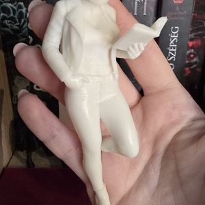 Motoros lány bookshelf insert - otthon & életmód - dekoráció - asztal és polc dekoráció - könyvszobor - Meska.hu