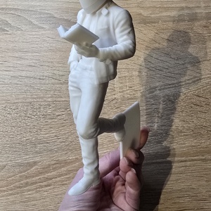 Motoros olvasó figura bookshelf insert, könyvespolc dekoráció - otthon & életmód - dekoráció - asztal és polc dekoráció - könyvszobor - Meska.hu