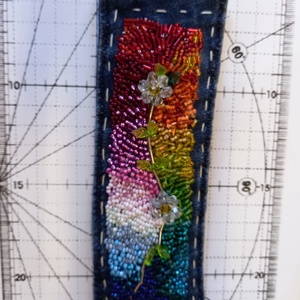 Szivárvány Mandzsetta karkötő - ékszer - karkötő - széles karkötő - Meska.hu
