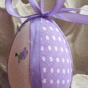Húsvéti kézműves Patchwork tojás Trió (3 db/csomag), Otthon & Életmód, Dekoráció, Asztal és polc dekoráció, Asztaldísz, Mindenmás, MESKA