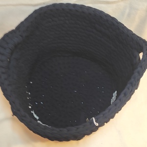 Róka polófonalból horgolt gigatároló  - otthon & életmód - tárolás & rendszerezés - tárolókosár - Meska.hu