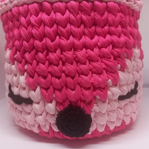 Őzike polófonalból horgolt tároló , Otthon & Életmód, Tárolás & Rendszerezés, Tárolókosár, Horgolás, MESKA