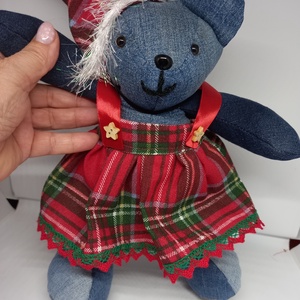 Karácsonyi Mackólány, Játék & Sport, Plüssállat & Játékfigura, Maci, Baba-és bábkészítés, MESKA