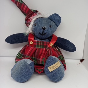 Karácsonyi Mackólány - játék & sport - plüssállat & játékfigura - maci - Meska.hu