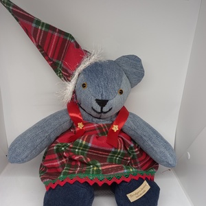 Karácsonyi Mackólány - játék & sport - plüssállat & játékfigura - maci - Meska.hu