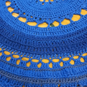 CSODAKÉK horgolt kerek szőnyeg , Otthon & Életmód, Tárolás & Rendszerezés, Tárolókosár, Horgolás, MESKA