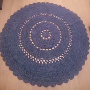 FARMERKÉK horgolt kerek szőnyeg  - Meska.hu
