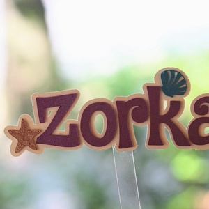Tengeri téma tortadísz Sellő tortához neves tortadísz - otthon & életmód - konyhafelszerelés, tálalás - sütés, főzés - sütidísz - Meska.hu
