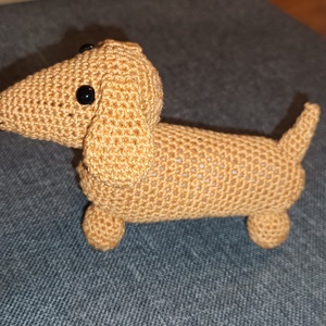 Mini tacskó, Játék & Sport, Plüssállat & Játékfigura, Kutya, Horgolás, MESKA