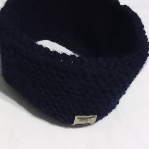 Fejpánt kék - ruha & divat - sál, sapka, kendő - fejpánt - Meska.hu