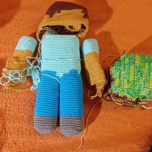 Steve (Minecraft) - játék & sport - plüssállat & játékfigura - ember - Meska.hu