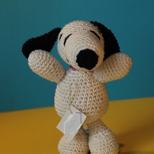 Snoopy amigurumi figura, Játék & Sport, Plüssállat & Játékfigura, Kutya, Horgolás, MESKA