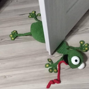 Béka ajtótámasz - otthon & életmód - dekoráció - ajtó- és ablak dekoráció - ajtótámasz - Meska.hu