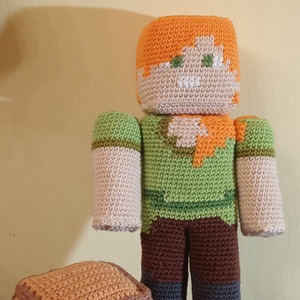 Alex (Minecraft), Játék & Sport, Plüssállat & Játékfigura, Ember, Horgolás, MESKA