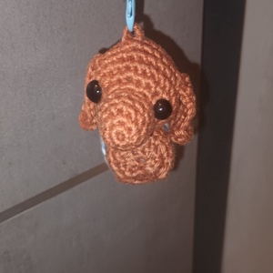 Mini tacskó kulcstartó - játék & sport - plüssállat & játékfigura - kutya - Meska.hu