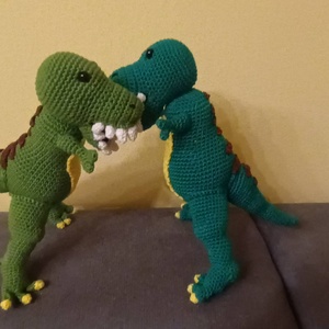 T-rex - játék & sport - plüssállat & játékfigura - plüss dínók - Meska.hu