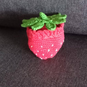 Kifordítható eperbaba, Játék & Sport, Baba & babaház, Baba, Horgolás, MESKA