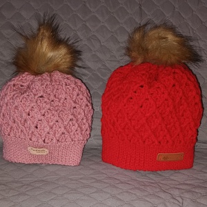 Anya lánya horgolt sapka szett, Ruha & Divat, Sál, Sapka, Kendő, Sapka, Horgolás, MESKA