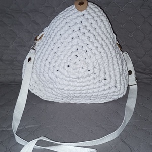 Horgolt háromszög alakú táska, Esküvő, Kiegészítők, Táska, Horgolás, MESKA