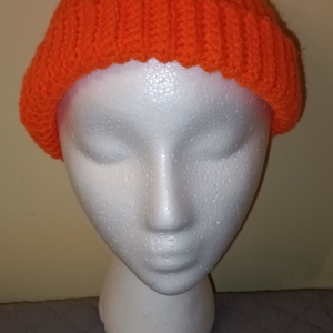 Férfi bordázott sapka horgolt,rövid fazon, Ruha & Divat, Sál, Sapka, Kendő, Sapka, Horgolás, MESKA