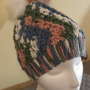 Felnőtt női horgolt sapka  - ruha & divat - sál, sapka, kendő - sapka - Meska.hu