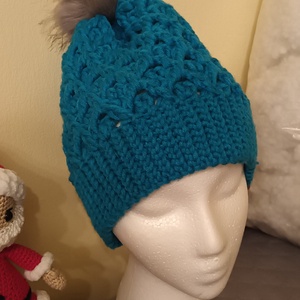 Felnőtt női horgolt sapka - Meska.hu