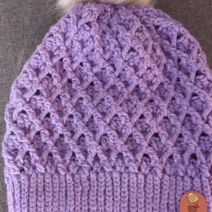 Felnőtt női horgolt sapka - Meska.hu