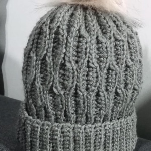 Méhsejtmintás sapka - Meska.hu